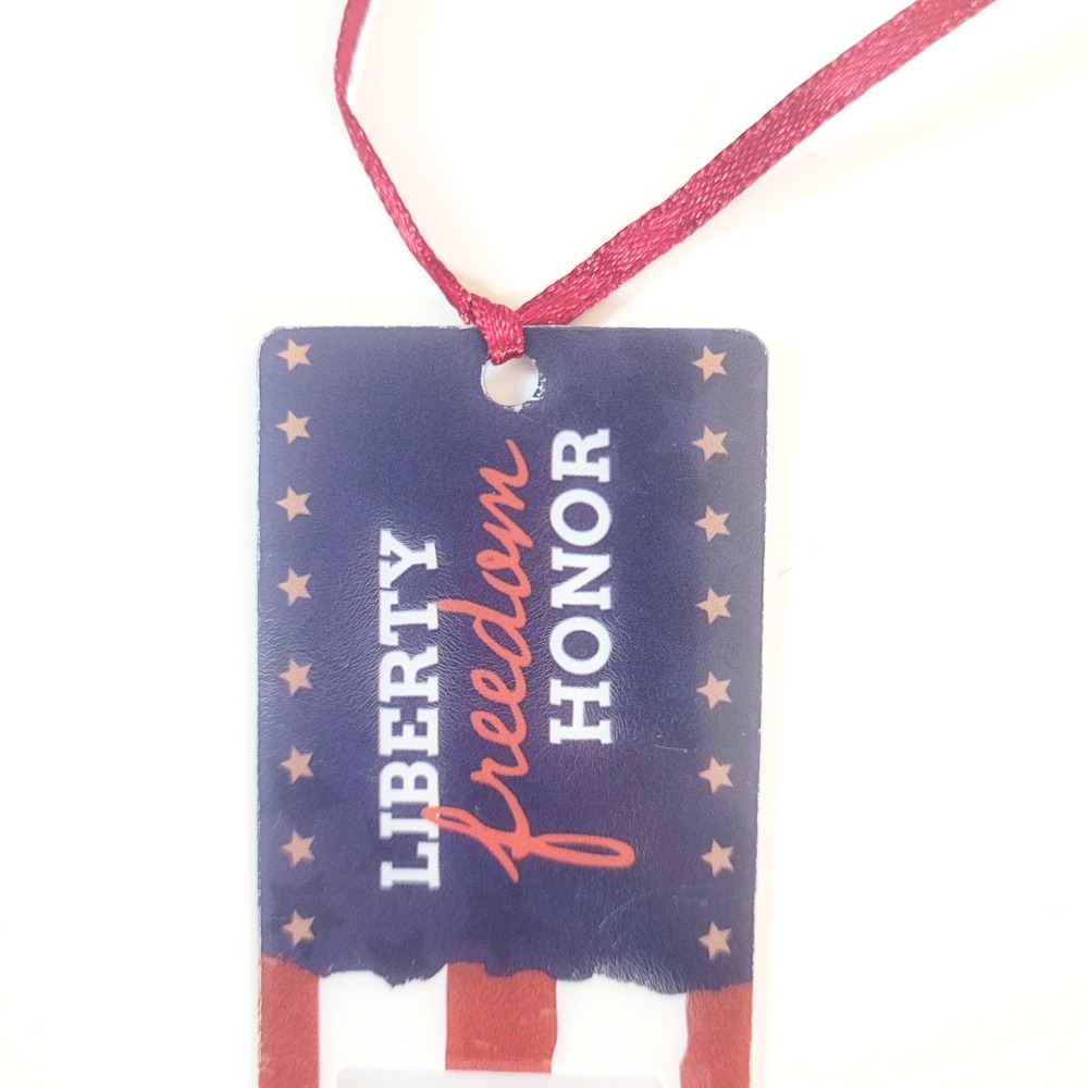 Vintage Y2K Patriotic Magnifying Bookmark- ribbon tassel - Liberty Freedom Honor - Picture 11 of 12